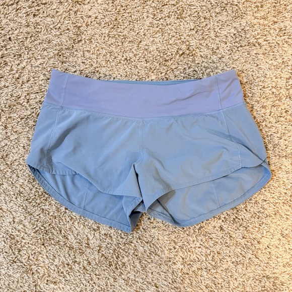 Lululemon Speed Up Short *2.5" Activewear Workout Cascade Blue Women’s Size 4 - Picture 5 of 7